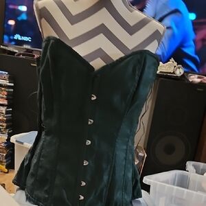 Lavish Dark Green Shapewear Corset S6